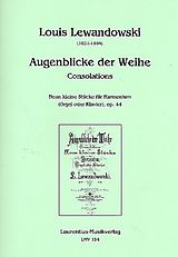 Louis Lewandowski Notenblätter Augenblicke der Weihe op.44