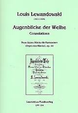 Louis Lewandowski Notenblätter Augenblicke der Weihe op.44