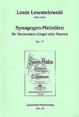 Louis Lewandowski Notenblätter Synagogen-Melodien op.47