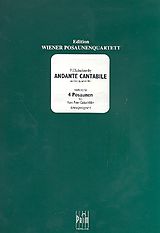 Peter Iljitsch Tschaikowsky Notenblätter Andante cantabile aus dem Streichquartett
