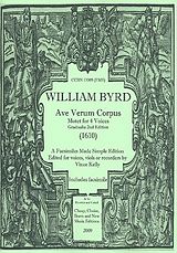 William Byrd Notenblätter Ave verum corpus for 4 vioces