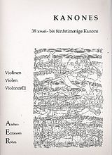  Notenblätter 38 Kanones