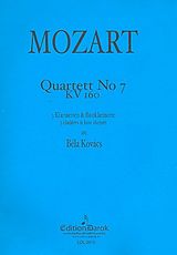 Wolfgang Amadeus Mozart Notenblätter Quartett Nr.7 KV160 für 3 Klarinetten