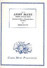 Derek Hasted Notenblätter Light Blues for 3 guitars