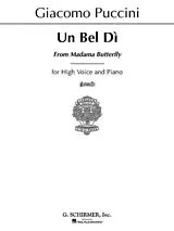 Giacomo Puccini Notenblätter Un bel dì vedremo for high voice
