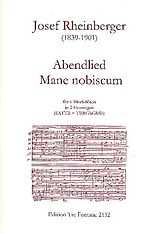 Joseph Gabriel Rheinberger Notenblätter Abendlied (Mane nobiscum) op.69,3