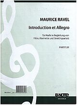 Maurice Ravel Notenblätter Introduction et Allegro für Harfe