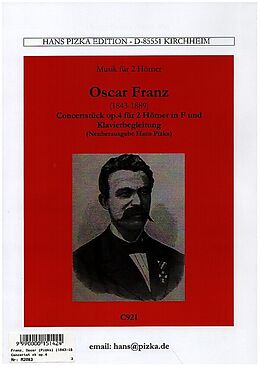 Franz Strauss Notenblätter Concertstück op.4
