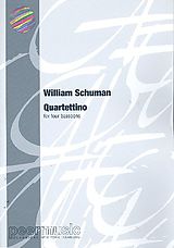 William Schuman Notenblätter Quartettino