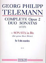  Notenblätter Complete Duo Sonatas op.2 and