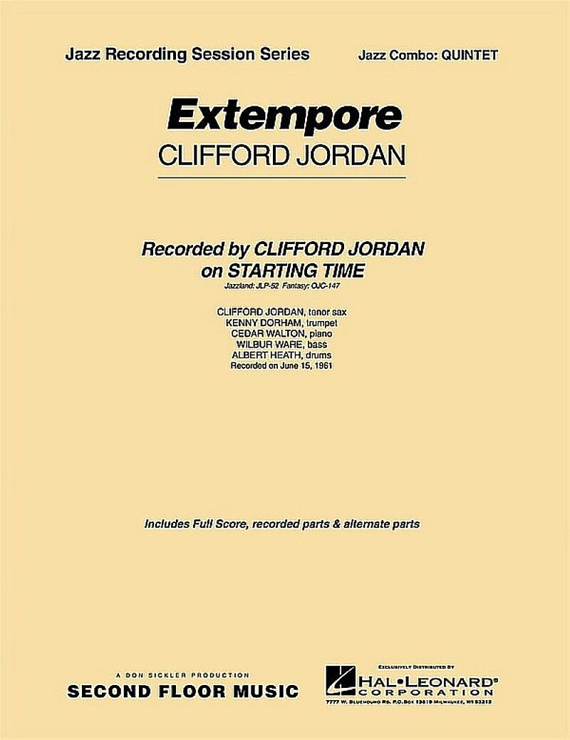 Extemporefor jazz combo quintet