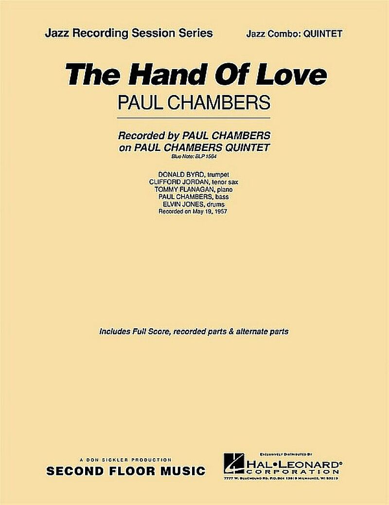 The Hand of Lovefor jazz combo quintet