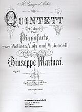 Giuseppe Martucci Notenblätter Quintett C-Dur op. 45