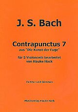 Johann Sebastian Bach Notenblätter Contrapunctus 7