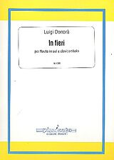 Luigi Donorà Notenblätter In Fieri für Flöte und Cembalo