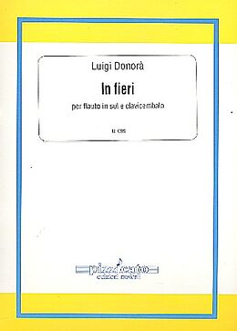 Luigi Donorà Notenblätter In Fieri für Flöte und Cembalo