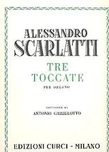 Alessandro Scarlatti Notenblätter 3 Toccate