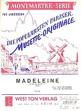 Jean Peyronnin Notenblätter Madeleine