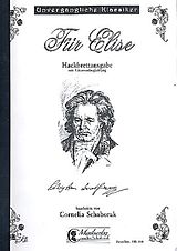 Ludwig van Beethoven Notenblätter Für Elise für Hackbrett und Gitarre