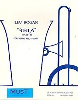 Lev Kogan Notenblätter Tfila for horn and piano
