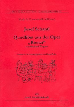 Richard Wagner Notenblätter Quodlibet aus der Oper Rienzi