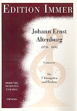Johann Ernst Altenburg Notenblätter Concerto für 7 Trompeten und Pauke