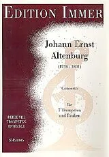 Johann Ernst Altenburg Notenblätter Concerto für 7 Trompeten und Pauke