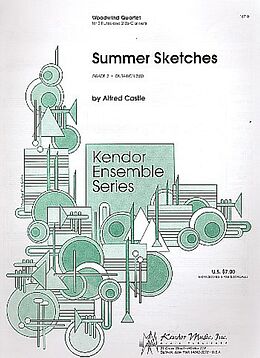 Alfred Castle Notenblätter Summer Sketches for 2 flutes