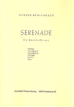 Werner Hübschmann Notenblätter Serenade für 2 Mandolinen, Mandola