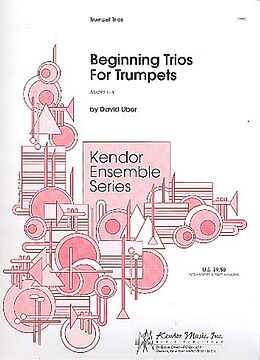 David Uber Notenblätter Beginning Trios for Trumpets