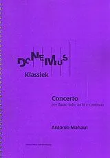 Antoine Mahaut Notenblätter Concerto