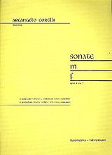 Arcangelo Corelli Notenblätter Sonate F-Dur op.4,7 für 2 Blockflöten