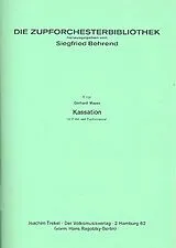 Gerhard Maasz Notenblätter Kassation für Flöte und Zupforchester