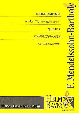 Felix Mendelssohn-Bartholdy Notenblätter Hochzeitsmarsch op.61,4