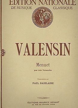 G. Valensin Notenblätter Menuet