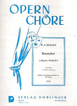 Wolfgang Amadeus Mozart Notenblätter Rosenchor für Frauenchor und Klavier