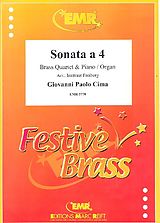 Andrea Cima Notenblätter Sonata a 4 für 4 Blechbläser und