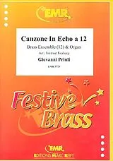 Giovanni Priuli Notenblätter Canzone in Echo a 12 für 12 Blechbläser