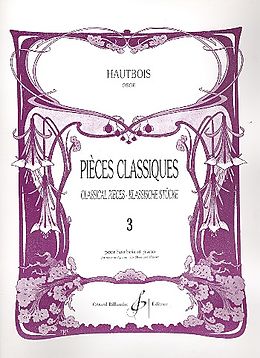  Notenblätter Pièces classiques vol.3 pour hautbois