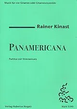 Rainer Kinast Notenblätter Panamericana für 4 Gitarren (Ensemble)