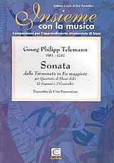 Georg Philipp Telemann Notenblätter Sonate für 4 Blockflöten (SSAA)