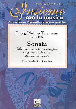 Georg Philipp Telemann Notenblätter Sonate für 4 Blockflöten (SSAA)