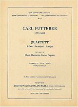 Carl Futterer Notenblätter Quartett F-Dur