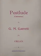 G. M. Garrett Notenblätter Postlude