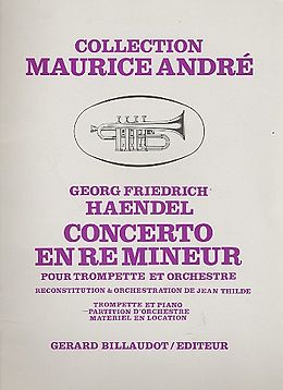Georg Friedrich Händel Notenblätter Concerto en re mineur pour trompette