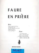 Gabriel Urbain Fauré Notenblätter En prière for flute, cello and piano