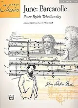 Peter Iljitsch Tschaikowsky Notenblätter June - Barcarolle