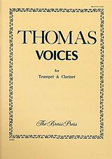 David Thomas Notenblätter Voices for trumpet and clarinet