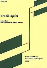 Erich Opitz Notenblätter Sonatine für Klarinette und Klavier