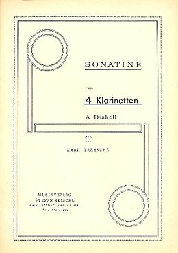 Anton Diabelli Notenblätter Sonatine